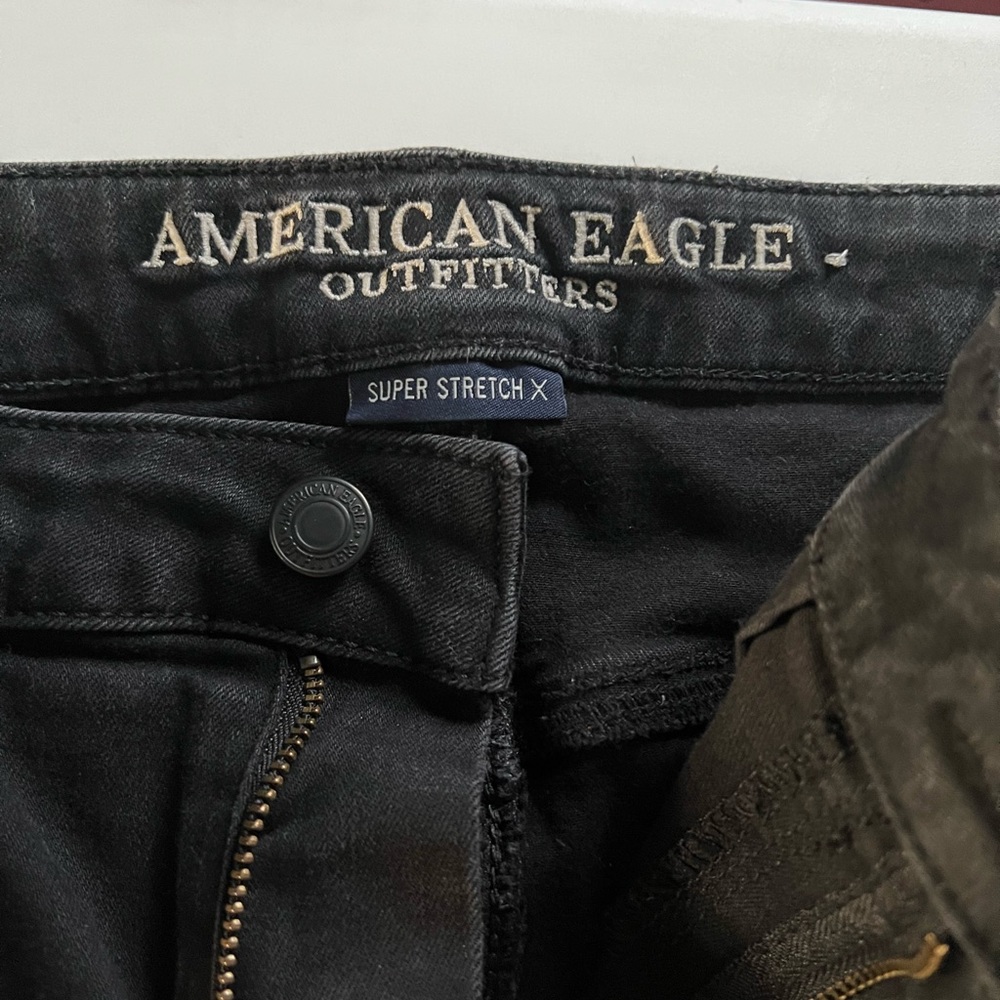 Black American eagle skinny jeans